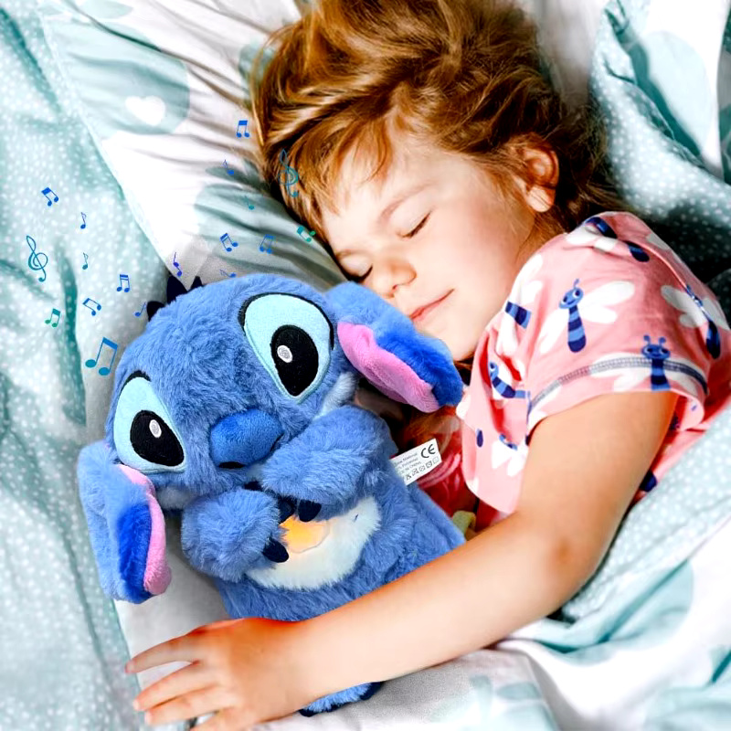 Stitch Bedtime polnjena lutka z migajočimi ušesi, lučko in zvočnim efektom